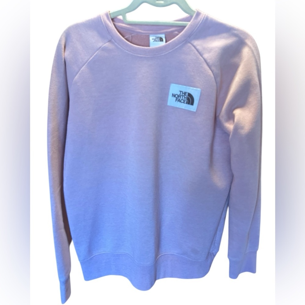 The North Face Light Pink/peach Crewneck sweatshirt size M